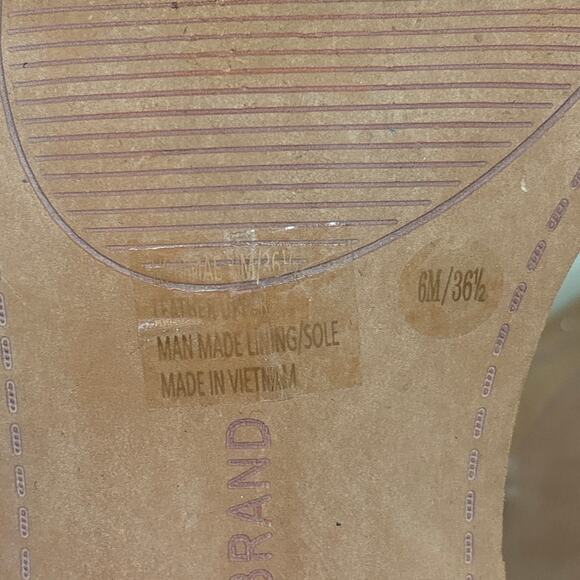 Lucky Brand Women’s 6 Pimae Bluestone Leather Slingback Heeled Sandals - Picture 8 of 9